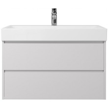 Тумба под раковину Creto Scala 80 3-1078W подвесная Белая глянцевая