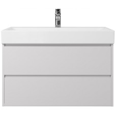 Тумба под раковину Creto Scala 80 3-1078W подвесная Белая глянцевая