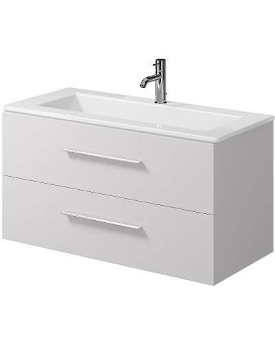 Тумба под раковину Creto Ares 100 10-1105W подвесная Белая