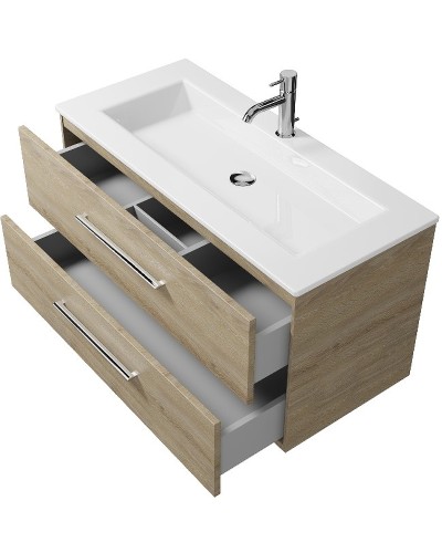 Тумба под раковину Creto Ares 100 10-1105D подвесная Davos