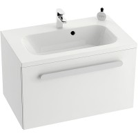 Тумба под раковину Ravak SD Chrome 80 X000000534 подвесная Белая глянцевая