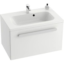 Тумба под раковину Ravak SD Chrome 80 X000000534 подвесная Белая глянцевая