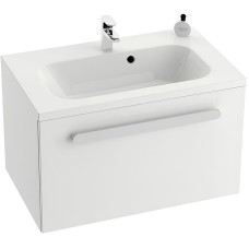 Тумба под раковину Ravak SD Chrome 80 X000000534 подвесная Белая глянцевая