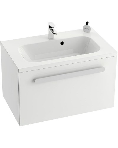 Тумба под раковину Ravak SD Chrome 80 X000000534 подвесная Белая глянцевая