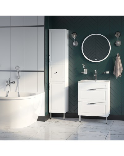 Тумба с раковиной Iddis Oxford 60 OXF60W0i95K Белая