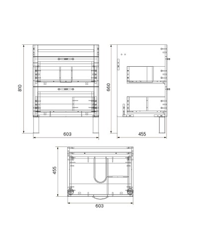 Тумба с раковиной Iddis Oxford 60 OXF60W0i95K Белая