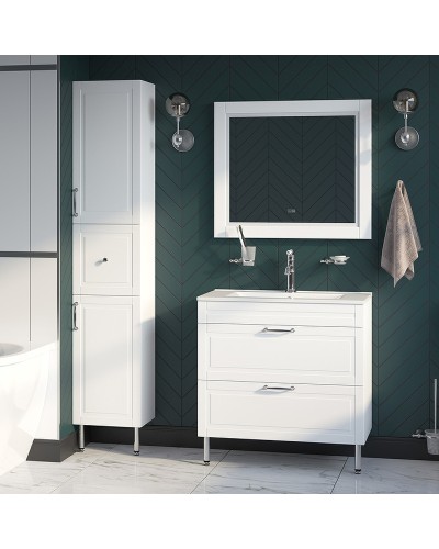 Тумба с раковиной Iddis Oxford 80 OXF80W0i95K Белая