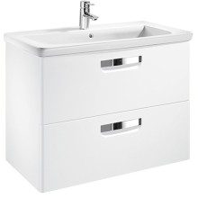 Тумба под раковину Roca The Gap 80 ZRU9302732 подвесная Белая матовая