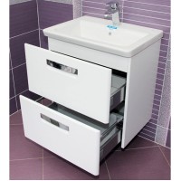 Тумба под раковину Roca The Gap 80 ZRU9302732 подвесная Белая матовая