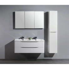 Тумба с раковиной белый глянец 120 см BelBagno Ancona-N ANCONA-N-1200-2C-SO-2-BL + EA-1200-2-LVB