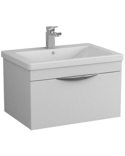 Тумба под раковину Owl 1975 Sjel 65 OW25.01.00 подвесная Белая глянцевая