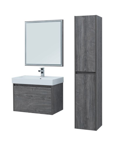 Тумба с раковиной Aquanet Nova Lite 75 245242 подвесная Дуб рошелье