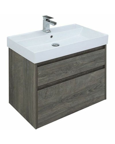 Тумба с раковиной Aquanet Nova Lite 75 245245 подвесная Дуб рошелье