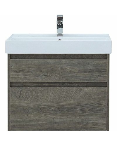 Тумба с раковиной Aquanet Nova Lite 75 245245 подвесная Дуб рошелье