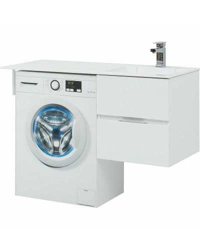 Тумба с раковиной Aquanet Алвита 120 R 243726 подвесная Белый