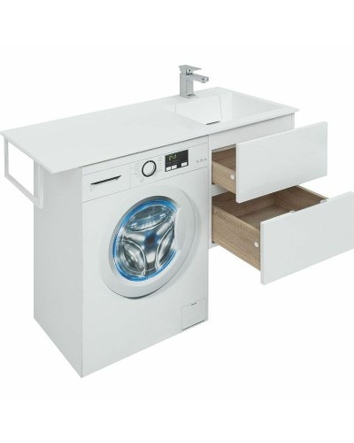 Тумба с раковиной Aquanet Алвита 120 R 243726 подвесная Белый