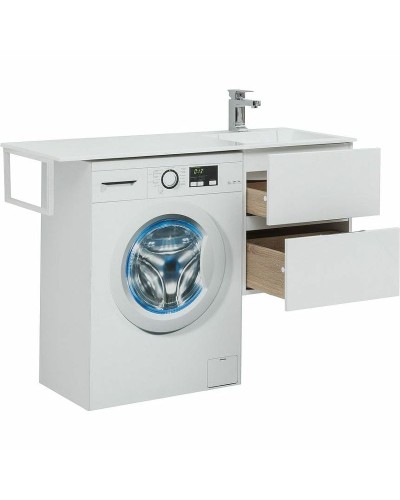 Тумба с раковиной Aquanet Алвита 120 R 243726 подвесная Белый