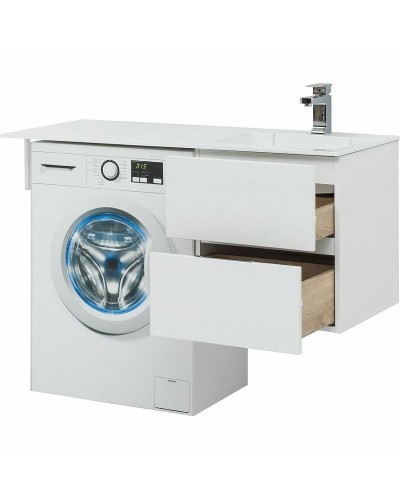 Тумба с раковиной Aquanet Алвита 120 R 243726 подвесная Белый