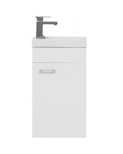 Тумба с раковиной Aquanet Нота 40 R 254037 подвесная Белая