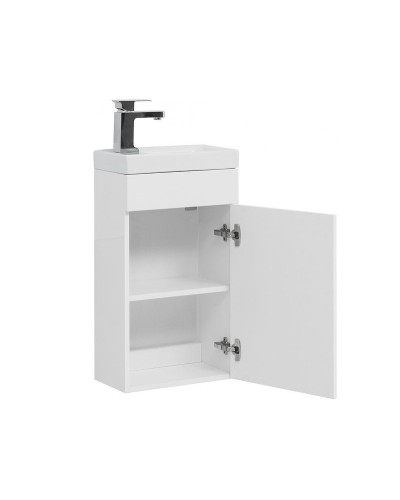 Тумба с раковиной Aquanet Нота 40 R 254037 подвесная Белая