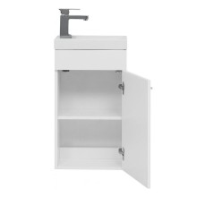 Тумба с раковиной Aquanet Нота 40 R 254037 подвесная Белая