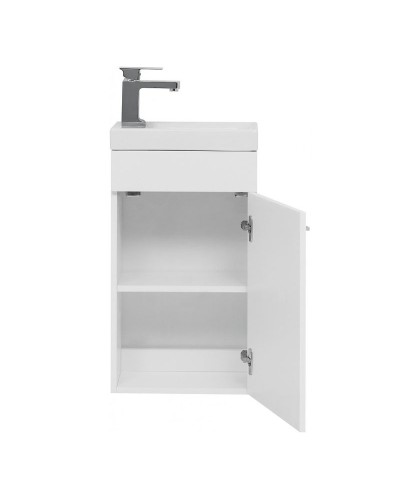 Тумба с раковиной Aquanet Нота 40 R 254037 подвесная Белая
