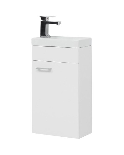 Тумба с раковиной Aquanet Нота 40 R 254037 подвесная Белая