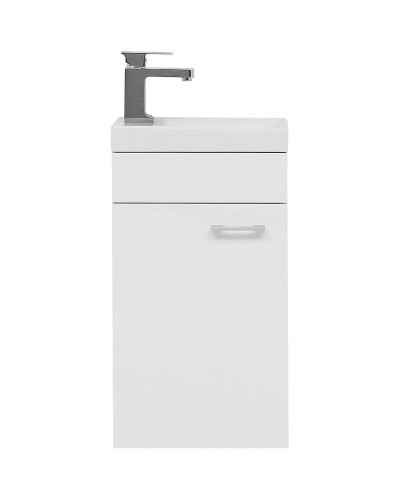 Тумба с раковиной Aquanet Нота 40 L 254044 подвесная Белая