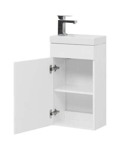 Тумба с раковиной Aquanet Нота 40 L 254044 подвесная Белая