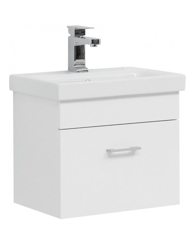 Тумба с раковиной Aquanet Нота 50 254064 подвесная Белая