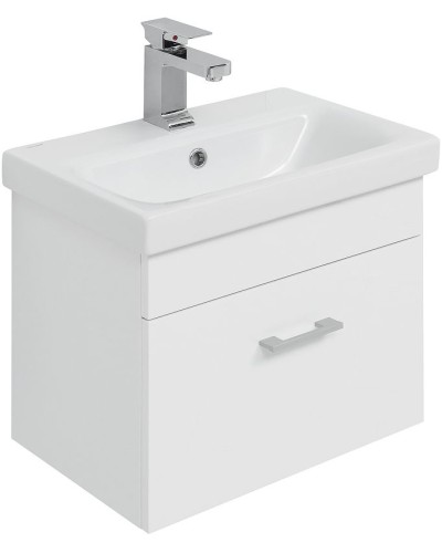 Тумба с раковиной Aquanet Нота 50 254064 подвесная Белая
