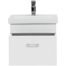 Тумба с раковиной Aquanet Нота 50 254064 подвесная Белая