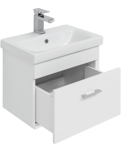 Тумба с раковиной Aquanet Нота 50 254064 подвесная Белая