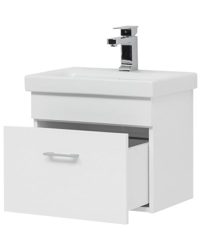 Тумба с раковиной Aquanet Нота 50 254064 подвесная Белая