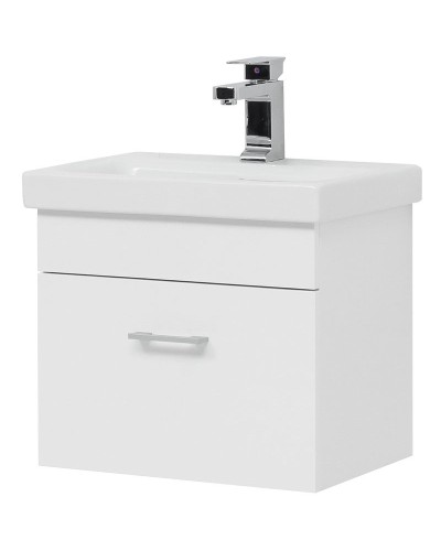 Тумба с раковиной Aquanet Нота 50 254064 подвесная Белая