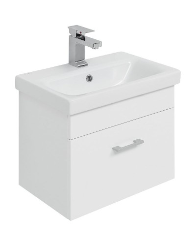 Тумба с раковиной Aquanet Нота 50 254064 подвесная Белая