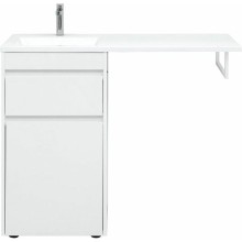 Тумба с раковиной Aquanet Токио 110 L 239298 Белая