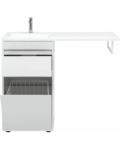 Тумба с раковиной Aquanet Токио 110 L 239298 Белая