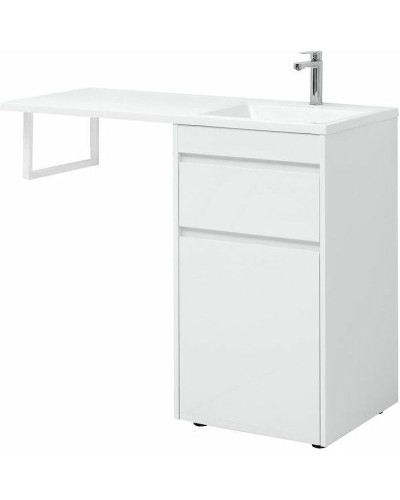 Тумба с раковиной Aquanet Токио 110 R 239299 Белая