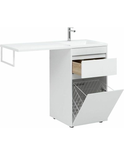 Тумба с раковиной Aquanet Токио 110 R 239299 Белая