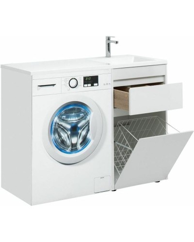 Тумба с раковиной Aquanet Токио 110 R 239299 Белая