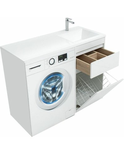 Тумба с раковиной Aquanet Токио 110 R 239299 Белая