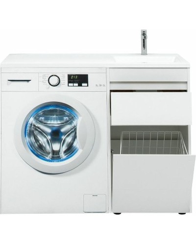 Тумба с раковиной Aquanet Токио 110 R 239299 Белая