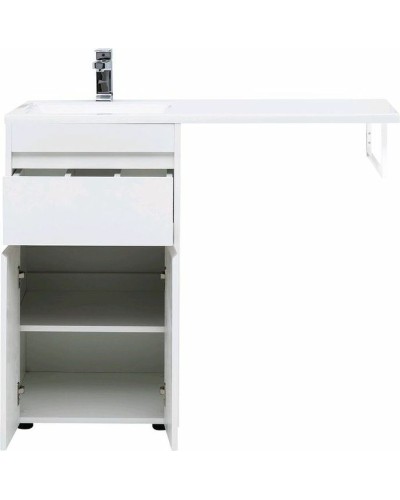 Тумба с раковиной Aquanet Токио 110 L 239204 Белая