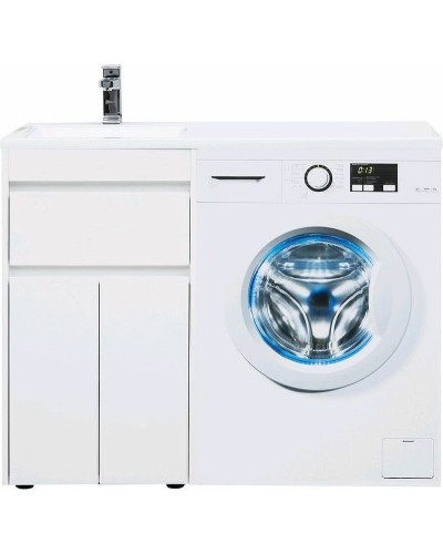 Тумба с раковиной Aquanet Токио 110 L 239204 Белая