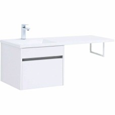 Тумба с раковиной Aquanet Токио 110 L 239208 подвесная Белая
