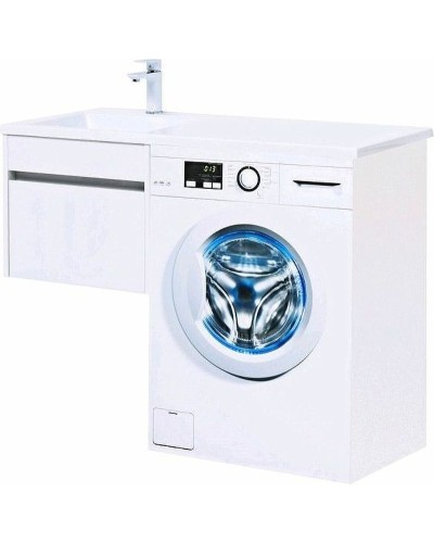 Тумба с раковиной Aquanet Токио 110 L 239208 подвесная Белая