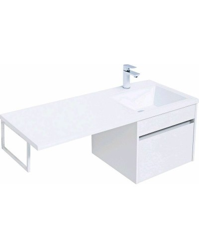 Тумба с раковиной Aquanet Токио 110 R 239209 подвесная Белая