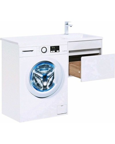 Тумба с раковиной Aquanet Токио 110 R 239209 подвесная Белая