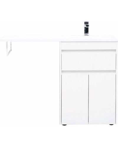 Тумба с раковиной Aquanet Токио 120 R 239210 Белая